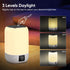 Dimmable 8 10-15 Night Light Bluetooth Speaker Alarm Clock, Sound Machine with White Noise, Touch Bedside Lamp