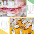 400 Nuenen Pcs Mini Dessert Cups with Spoons Clear Plastic Small Yogurt Parfait Cups Disposable Tumbler Cups Appetizer