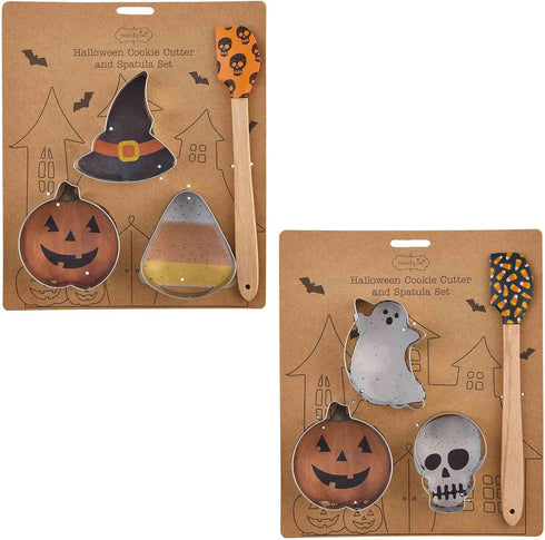 Mud Pie Halloween Baking Set, Skull, 9 1/2" x 8" by Mud Pie
