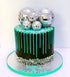 JeVenis Disco Ball Cake Decoration, 70's Disco Party Supplies for Birthday Party