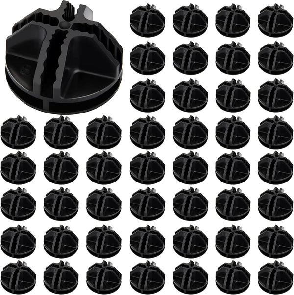 48 Pieces Plastic Cube Connectors, Wire Cube Connectors Organizer, ABS Connectors for Modular Closet Storage