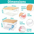 Four Flowers 2 Pack Trash Bag Holder Dispenser for Kitchen, Laundry Room Trash Bag Holder, Acrylic Trash Bag Dispenser