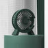 USB Fan 5in Mini Desk Table Fan, Personal Quiet Fan, Portable Desktop Cooling Fan Powered by USB for Camping, Home,