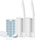 Disposable Toilet Brush with 30 Brush Heads, 3-in-1 Toilet Cleaning System Set-2