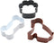 Dog Cookie Cutter Set of 3 - Stainless Steel Dog, Paw Print, and Dog Bone Cutters