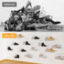 Wall-6 Pack Floating Shoe Shelves for Sneaker Shelves-Levitating Shoe Display Stand Acrylic Sneaker Wall Hanger,Shoe