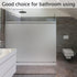 HIDBEA Frosted Window Privacy Film, Heat Control UV Blocking, Static Cling Non-Adhesive Door Coverings for Home