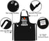 GENSTORES Funny Grilling Aprons for Men with Pockets BBQ Novelty Cooking Apron for Son Grandad Christmas Fathers Day