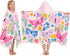 Towel Amigo Kids Hooded Beach Towel 100% Cotton, Large Size 50"x30" with 2 Snaps,