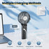 HandFan 5200mAh Portable Handheld Fan, USB Rechargeable, 180° Foldable Design for Travel and Outdoors