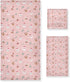Pfrewn Christmas Winter Towels Set of 3 Christmas Symbol with Pink Bathroom