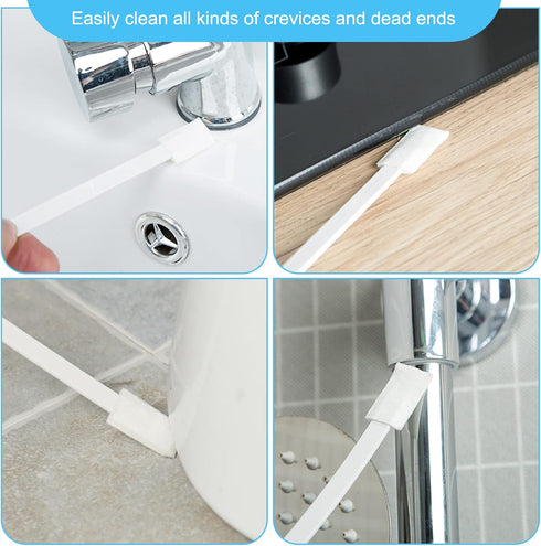 Disposable Crevice Cleaning Brushes, Toilet Bowl Brushes for Detail Cleaning (42 PCS)