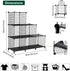 Closet 6 Closet AWTATOS Wire Cube Storage Organizer, Organizers and Storage, Metal Cube Storage Shelves Bookshelf