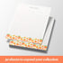 Jot & Mark Recipe Card Paper Full Page 8.5x11 with Crystal Clear Page Protectors for 3 Ring Binder, 30 Count (Peach