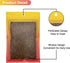 100 Pcs Resealable Mylar Ziplock Food Storage Bags, Gradient Color Smell Proof Bag with Clear Window for Coffee Beans,
