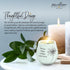 Pavilion Gift Company Dandelion Wishes Ceramic Soy Candle, Nanas Make Wishes Come True, 77148