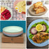 Wheat Straw Plates Set, Lightweight Unbreakable Dinner Dishes, Dishwasher & Microwave Safe (Large 4 Pack 8')