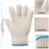 Heat Resistant Oven Gloves with Fingers - 3 Pairs Cotton Kitchen Pot Holders