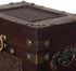 Rustic Studded Index/Recipe Card Box with Antiqued Latch, Large