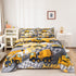 Feelyou Kids Construction Comforter Set Twin Bedding Sets for Boys Toddler Children