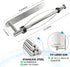 Magnetic Paper Towel Holder, One Hand Operable Wall Mount with Strong Magnetic Backing for Kitchen Refrigerator RVs