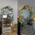 2 Pack, 20LED Summer RECUTMS Monstera Leaf String Lights Tropical Artificial Rattan Palm Green Leaves Wall Hanging Vine