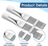 2 Pcs Air Conditioner Fin Comb, AC Fin Comb Straightener Cleaner Coil Brush for Radiator Repair