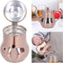 500ML Rose Gold Stainless Steel Teapot, Integrated Cover and Anti-Scalding Handle Design for Conference Rooms