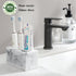 rejomiik Toothbrush Holders for Bathroom Countertop, 3 Slots Electric Tooth Brushing Storage Organizer for Toiletries,