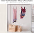 ZEDODIER 2 Pack Tank Top Hanger, Space Saving Non-Slip Bra Hanger for Closet Organizers and Storage (Silver)