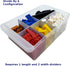 IRIS USA Large Drawer Dividers for Plastic Storage Craft Cabinets, Configurable (4X Length + 4X Width Pieces)