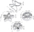 Rosette Iron Set with Handle, 4 Shapes Cake Printing Pastry Waffle Molds, Cookie Pastry Mold for Biscuit Lovers