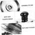 Stainless Steel Whistling Kettle Replacement Lid, Universal Tea Kettle Cover for Home, Office, Coffee Shop, Restaurant