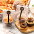 (200Pcs) 100pcs Translucent Plastic Bakery Bags with 100pcs Handmade Stickers for Cookie Cake Wrapping