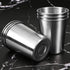 EVERMARKET 6 Pack 8 Ounce 230ml Stainless Steel Shatterproof Pint Drinking Cups for Kids and Adults