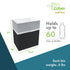 13 (3-Pack, 17" 13.5" 10" Clean Cubes Gallon Disposable Pop-Up Trash Cans Multi-Liner) with Fitted Bags Foldable
