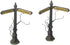 Department 56 Creepy Street Signs Accessory Figurine for Halloween Village Collections, Multicolor