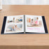 Large Self Adhesive Photo Album - Scrapbook for 4×6, 5×7, 8×10 Pictures, DIY Magnetic Linen Cover, 40 Pages