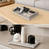 13" 8" Countertop Large Bathroom Vanity Tray x Oak Decorative Wooden Tray for Bathroom & Vanity Organizer, Wood Tray