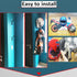 Pmsanzay 2 Pack Motorcycle Helmet Hook, Multi-Purpose Jacket Hanger, Wall Mount Rack for Keys, Bags, Cloth Display