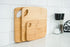 Lipper International Bamboo Wood Thin Cutting Board with Oval Hole, Assorted Sizes, Set of 3