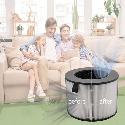 U9C HEPA Filter Replacement for LG PuriCare AeroTower Fan, 3-in-1 True HEPA and Activated Carbon Filter