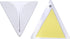 FGen 6pcs Self-Adhesive Triangle Type Wall Paste Towel Hook, Firmly Does Not Fall Off