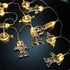 50 AceList LED Children's Room LED String Light Astronaut Spaceship Rocket Pendants Holiday Party Lights Wall Window