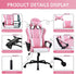 Tffnew High Back Ergonomic Leather Office Chair - Adjustable Swivel Desk Chair with Lumbar Support and Headrest