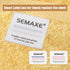 SEMAXE 100% Cotton Yellow Hand Towels for Bathroom - 4 Piece Absorbent Towels with Hanging Loops, 27" L x 16" W, Gift