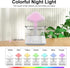 cjc Cloud Rain Humidifier for bedroom with Soothing Rain Sounds Sleep Aid, Waterfall Night Light, Mushroom Design Air