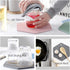 4 Pack Silicone Trivet Mats, DIY Dish Drying Mat, Non-Slip & Heat Resistant Kitchen Hot Pads for Countertops
