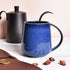 Bosmarlin 13 oz Ceramic Coffee Mug, Blue Tea Cup for Home and Office, Dishwasher and Microwave Safe