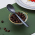 Black Demitasse Espresso Spoons, 5.5'' Mini Coffee Spoons, Set of 6 Stainless Steel, Dishwasher Safe